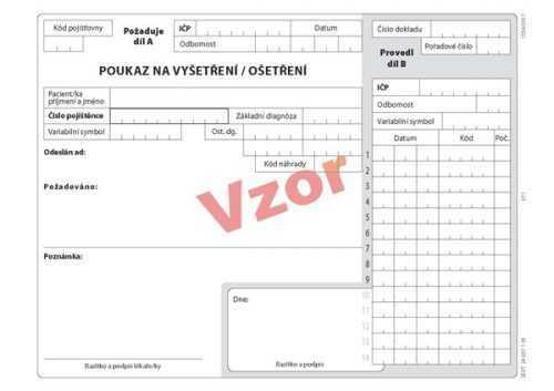 06x- Poukaz na ošetření-vyšetření blok A5 - blok A5 100 l.