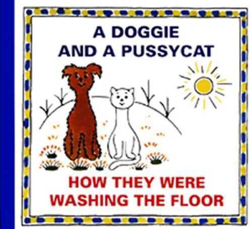 A Doggie and a Pussycat - How they were washing the Floor - Čapek Josef