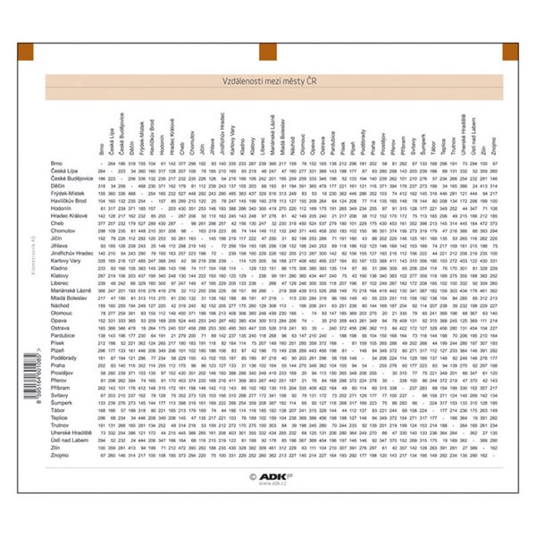 ADK Kilometrovník A5 (1 dvojlist)