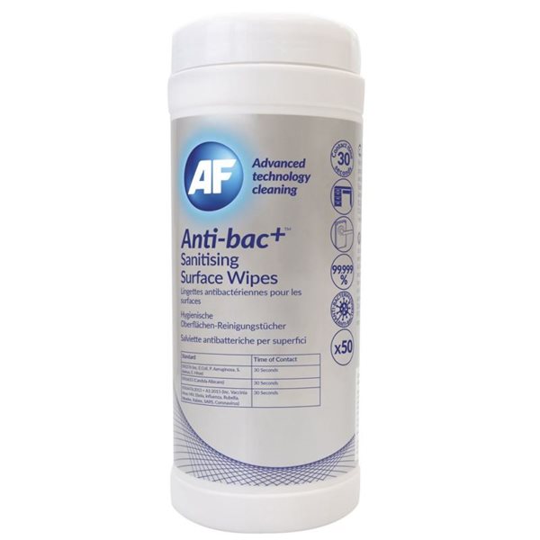 AF Anti Bac - Antibakteriální čisticí ubrousky