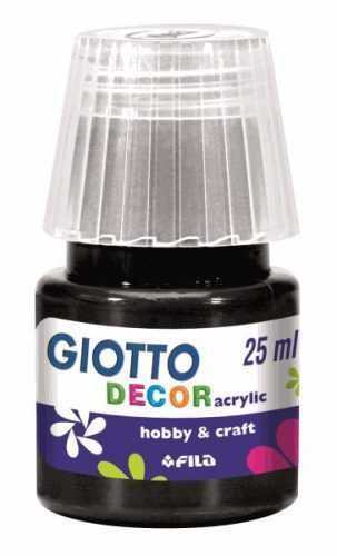 Akrylová barva Giotto Decor matt 25 ml - černá