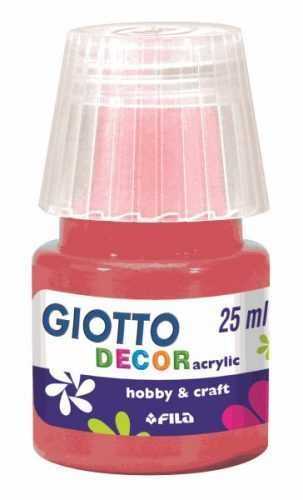 Akrylová barva Giotto Decor matt 25 ml - červená