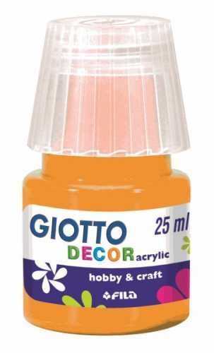 Akrylová barva Giotto Decor matt 25 ml - tmavě žlutá