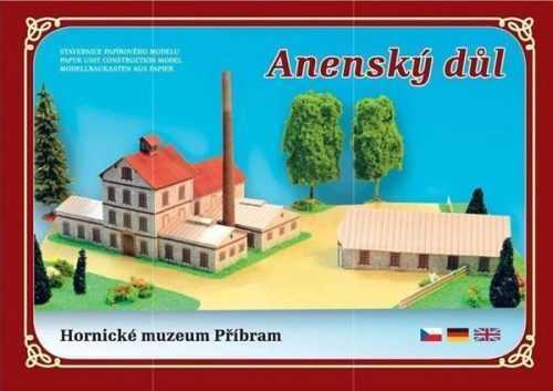 Anenský důl - Hornické muzeum Příbram - Stavebnice papírového modelu - neuveden