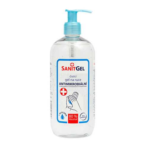 Antimikrobiální Sanitgel na ruce - 500ml s pumpičkou