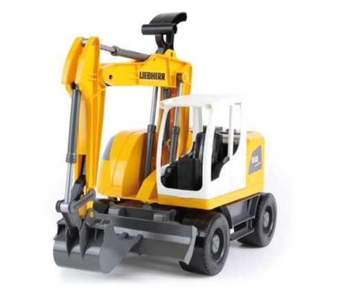 Auto Bagr Worxx plast 48 cm 1:15 v krabici Liebherr A918 Litronic