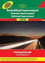 Autoatlas Německo superkompakt 1:300 000