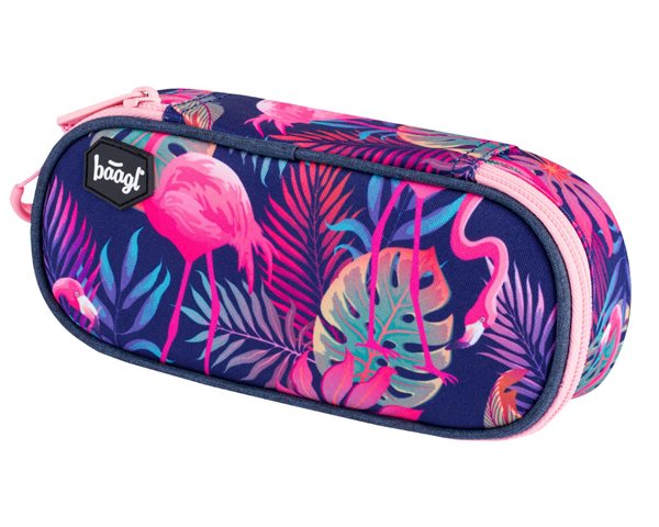 BAAGL Školní pouzdro etue - Flamingo