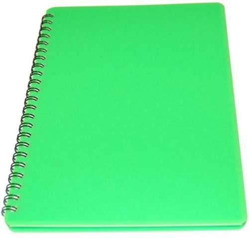 BOBO Plastic blok Neon A6 linka 60 listů - zelený - A6