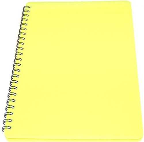 BOBO Plastic blok Neon A6 linka 60 listů - žlutý - A6