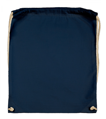 Bavlněný batoh k domalování - barva tmavě modrá