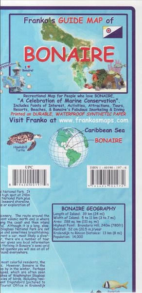 Bonaire Franko´s Guide map