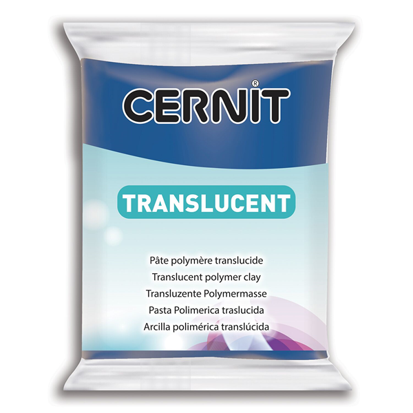 CERNIT Modelovací hmota TRANSLUCENT 56 g safírová