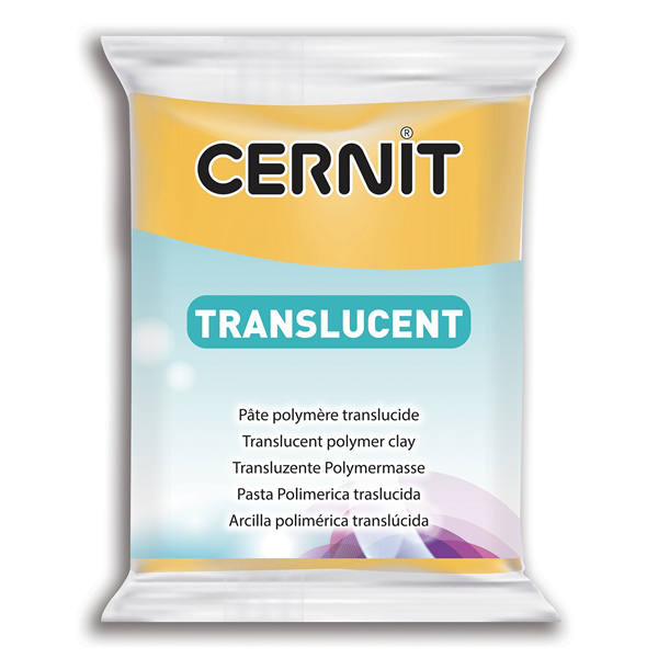 CERNIT Modelovací hmota TRANSLUCENT 56 g žlutá