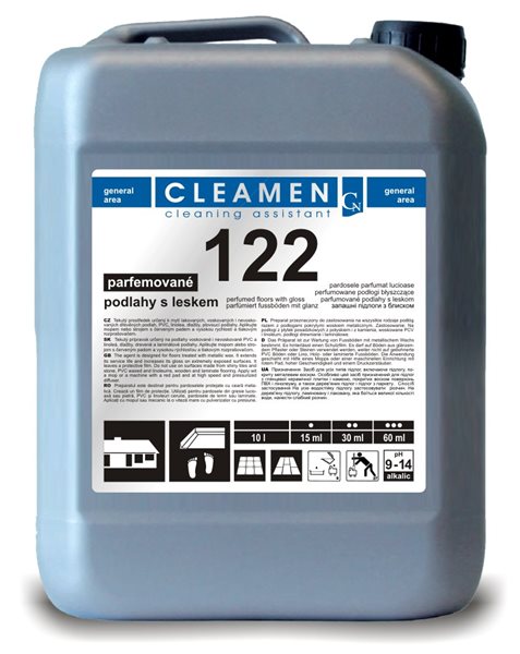 CLEAMEN 122 - podlahy s leskem 5L