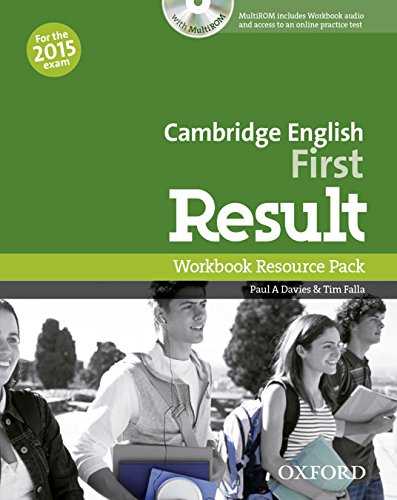 Cambridge English First Result - Workbook without Key with Audio CD - Davies