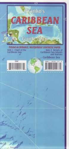 Caribbean Sea Guide map