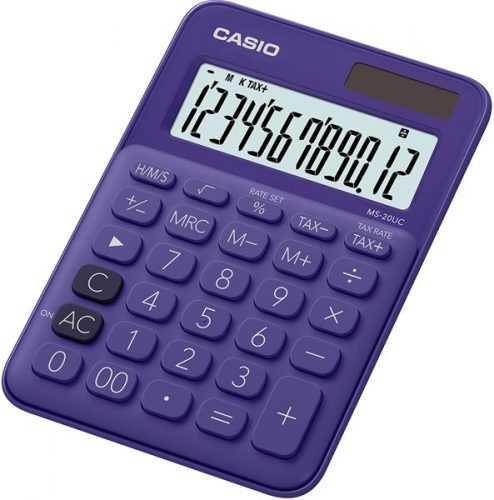 Casio Kalkulačka MS 20 UC PL - fialová