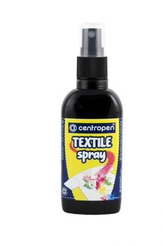 Centropen Barva na textil ve spreji 110 ml - černá