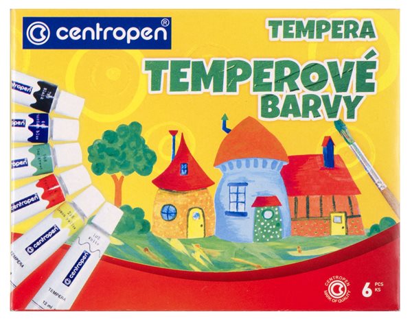 Centropen Temperové barvy 12 ml - 6 barev