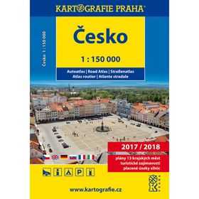 Česko autoatlas 1 : 150 000 - 18x24 cm