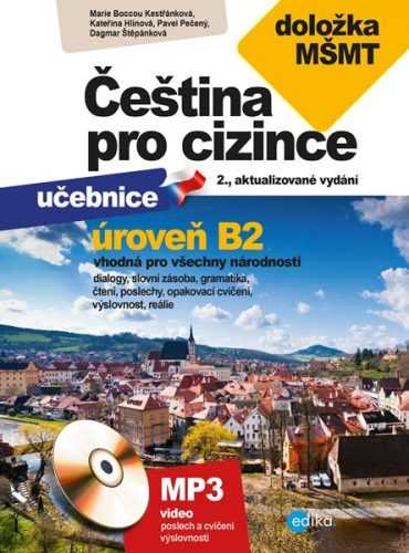 Čeština pro cizince B2 - s doložkou MŠMT - Marie Boccou Kestřánková