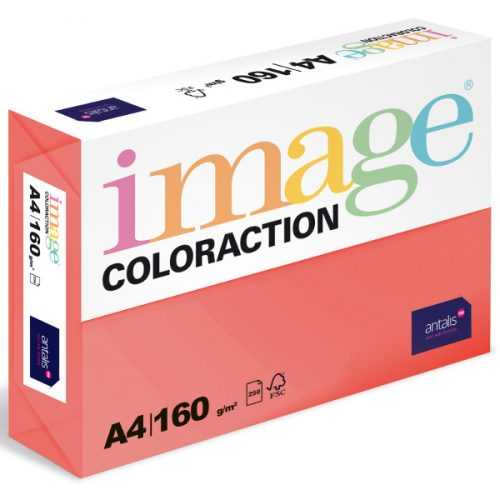 Coloraction A4 160 g 250 ks - Chile/jahodově červená