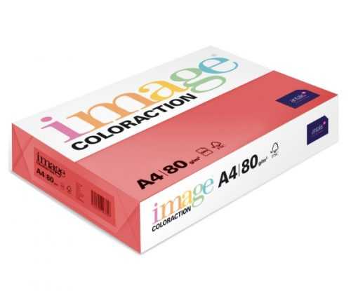 Coloraction A4 80 g 500 ks - Chile/jahodově červená