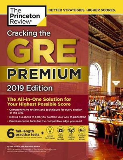 Cracking the GRE Premium Edition with 6 Practice Tests