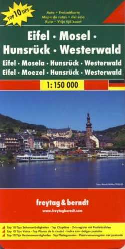 Cyklomapa Eifel - Mosel - Hunsrück 1: 150 tis.