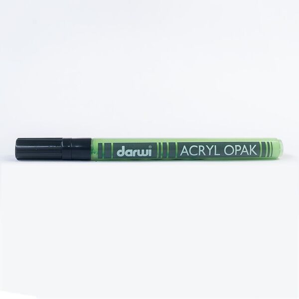 DARWI Akrylová fixa - tenká - 3ml/1mm - světle zelená