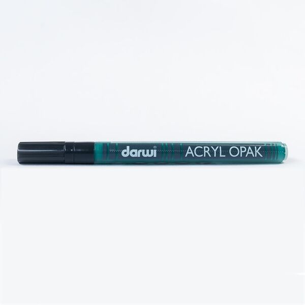 DARWI Akrylová fixa - tenká - 3ml/1mm - tmavě zelená