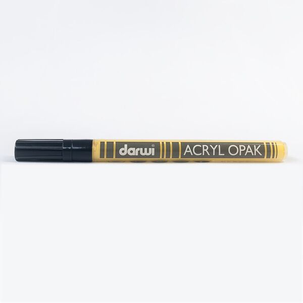 DARWI Akrylová fixa - tenká - 3ml/1mm - tmavě žlutá