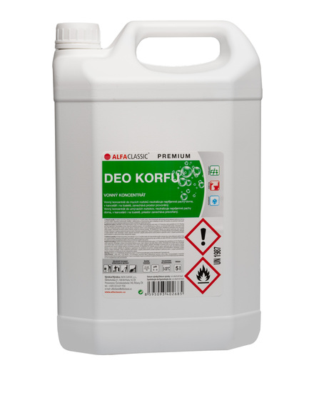 DEO KORFU parfém do mycích roztoků - 5 L