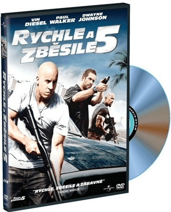 DVD Rychle a zběsile 5 - Justin Lin - 13x19 cm