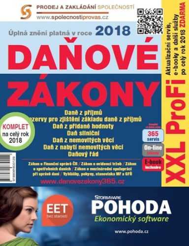 Daňové zákony 2018 XXL ProFi - neuveden