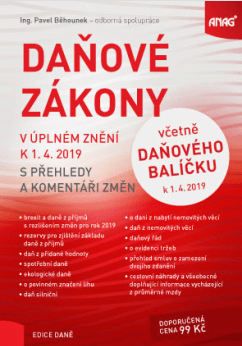 Daňové zákony 2019