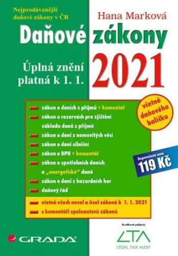 Daňové zákony 2021 - Marková Hana