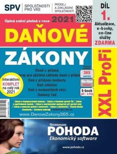 Daňové zákony 2021 XXL ProFi (Díl 1.) - Úplná znění platná v roce 2021 - neuveden