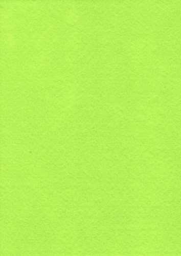 Dekorační filc A4 - fluo-žlutozelený (1ks)