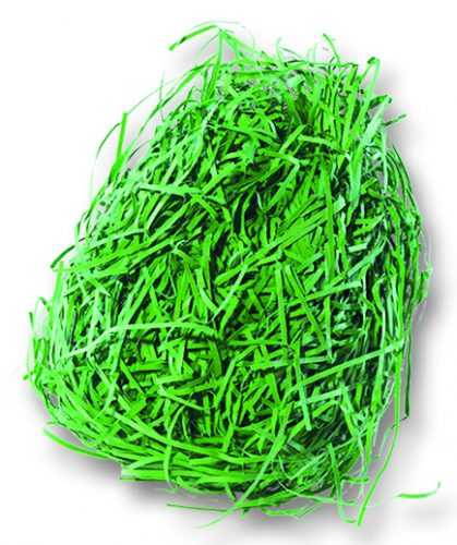 Dekorativní tráva z papíru - 30 g - zelená
