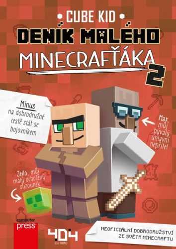 Deník malého Minecrafťáka 2 - Cube Kid - 15x21 cm