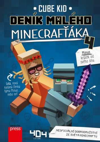 Deník malého Minecrafťáka 4 - Cube Kid - 14x20 cm