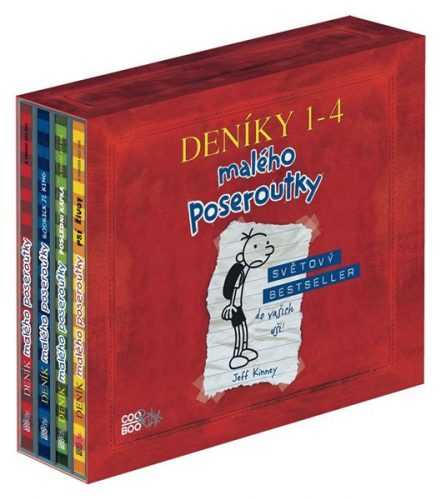 Deník malého poseroutky audioknihy 1-4 dárkový box - Jeff Kinney