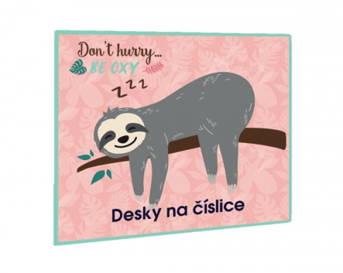 Desky na číslice - Lenochod