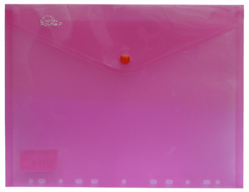 Desky s drukem a euroděrováním A4 - růžové