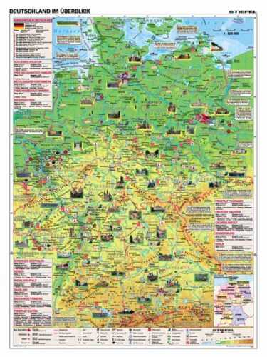 Deutschland im Uberblick/Geschichte und Gegenwart - tabulka A3 - lamino (42×30 cm)