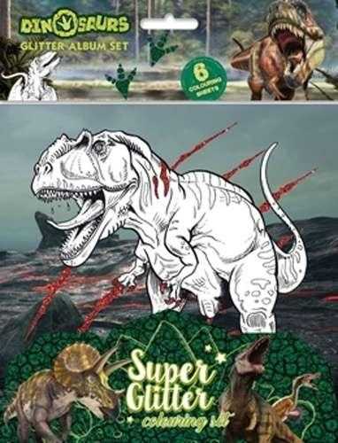 Dino - Třpytivé omalovánky - neuveden
