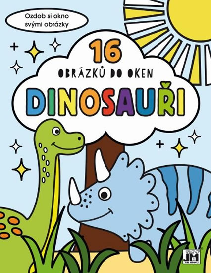 Dinosauři - Omalovánky do oken - neuveden