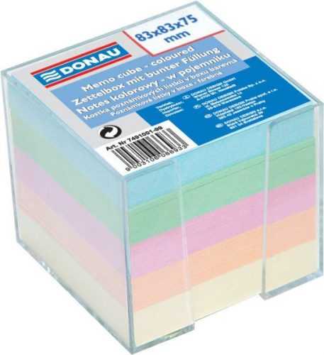 Donau Poznámkový papír v zásobníku 83x83 mm - mix barev